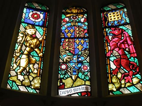 stained glass tudors.